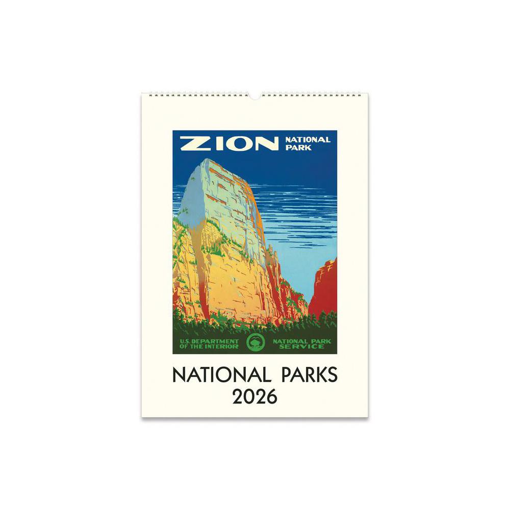 Cavallini, Calendars, Art & School, 2026, Wall style, National Parks, 933095
